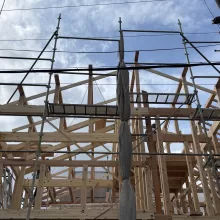 家づくりの大きな節目「上棟」を迎えました｜京都市左京区 N様邸